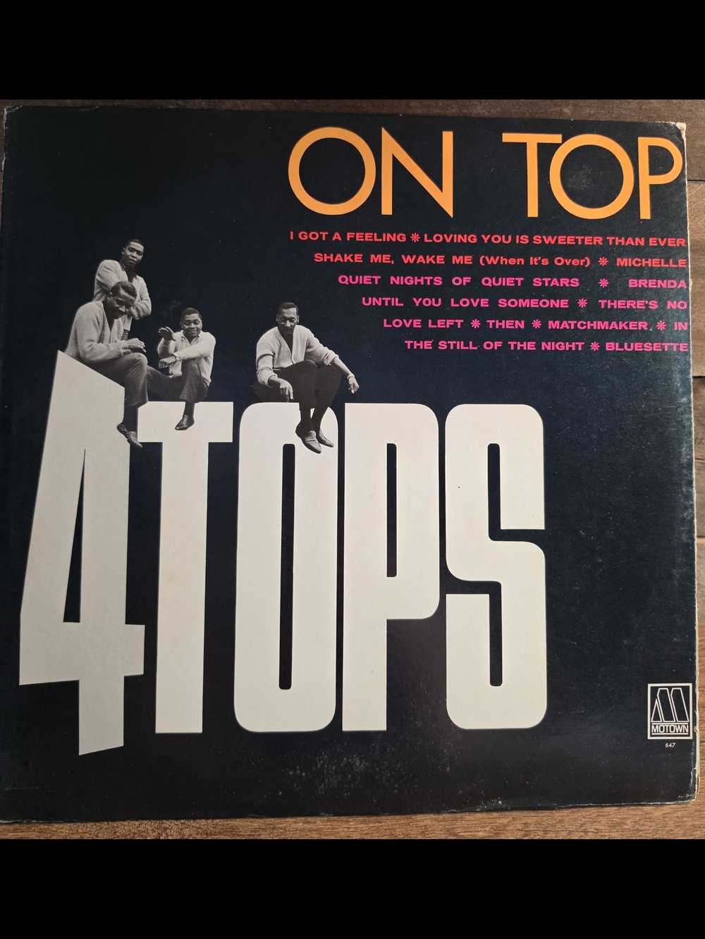 4 Tops ,On Top 1966.Rare,I Got A Feeling Vinyl Record